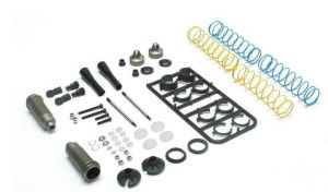 Threaded Buggy BB Shock Set R (1.4mm Yellow) (1.5mm Blue) BB-12-YE