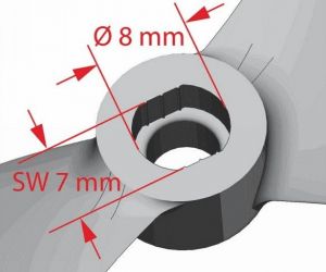 Śmigła Graupner C-Prop 9X4.8 8mm ge Multirotor - 2 szt.