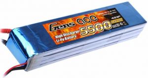 5500mAh 14.8V 25C Gens Ace