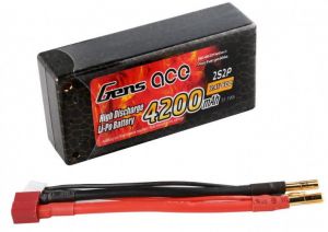 4200mAh 7.4V 60C HardCase Gens Ace
