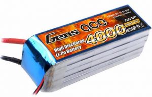 4000mAh 18.5V 25C Gens Ace