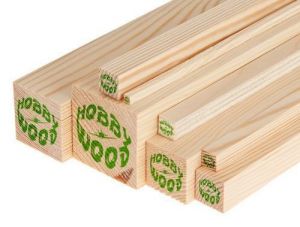 Listwa sosnowa 4x8x1000 mm
